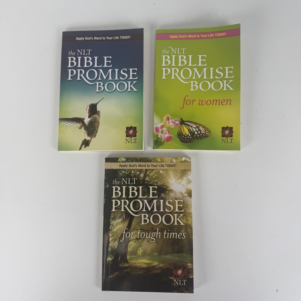 New!  A Lot Of 3‎ - The NLT Bible Promise Books For Women, Men & Tough Times